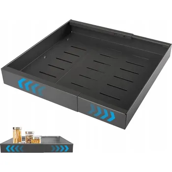 Kuchyňská skříňka NASTAVITELNÉ VÝSUVNÉ ZÁSUVKY KOŠE DO KUCHYNĚ ORGANIZÉR Z UHLÍKOVÉ OCELI