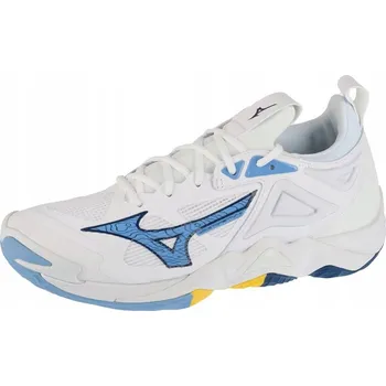 Pánská sálová obuv MIZUNO WAVE MOMENTUM 3 (46,5) Pánské sálové boty Bílé