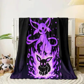 Dětská deka Měkká flanelová deka Pokemon pro děti | bytový textil - 16 , 130x150cm (51x59 palců)