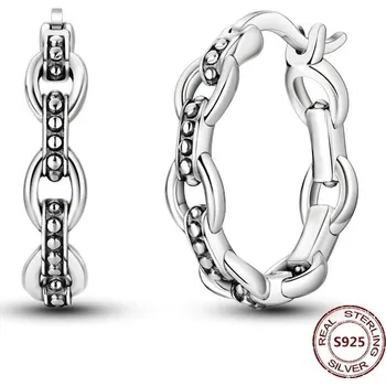 Náušnice Stříbrné kruhové náušnice se zirkonem | šperky 2 ks - JFE266