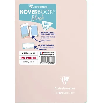 BALÍČEK SEŠIT A5 48 LISTŮ LINKOVANÝ KOVERBOOK BLUSH PP POWDER PINK 1 KUS