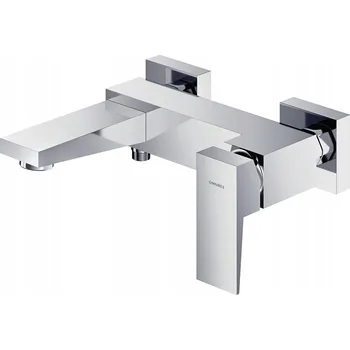 Vodovodní baterie Jednopáková nástěnná vanová a sprchová baterie Omnires FRESH, stříbrná