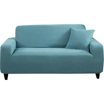 Napínací potah Elastický potah na sedačku geometrický design | dekorace - Modrý , 1 sedadlo