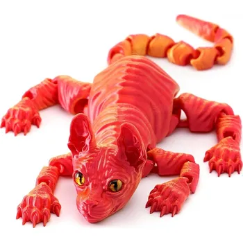 3d kočka soška | dekorace, realistická figurka - Barva 6 , 22 cm