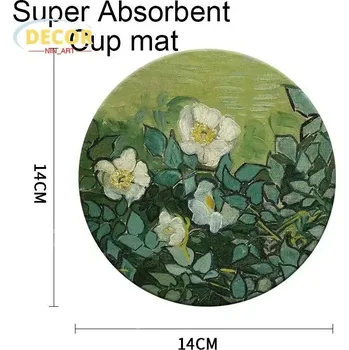 Chňapka Mramorová protiskluzová kuchyňská podložka | bytové doplňky - Podložka na hrnky 14x14cm , 14x14cm