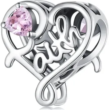 Přívěsek Stříbrný amulet lotos skarabeus | přívěsek, korálek - SCC2676