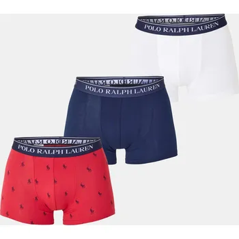 Pánská móda Boxerky Polo Ralph Lauren Red AOP 8860735 2X Large