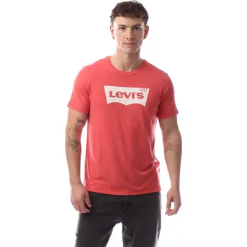 Pánská móda Tričko Levis Bw Script Red 3173497 XS