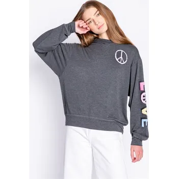 Dámské pyžamo PJ Salvage Anthrazit-Mel. 5281954 8 (XS)