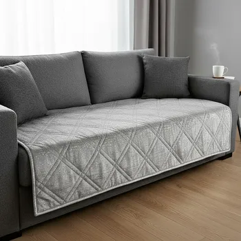 Bytový textil Přehoz na sedačku - pohovku SUOMA světle šedá 170x210 cm, 200x220 cm Mybesthome Rozměr: 170x210 cm