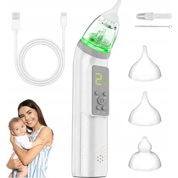 Odsávačka hlenu ELEKTRICKÁ ODSÁVAČKA NOSU NA ODSÁVÁNÍ RÝMY - USB NABÍJENÍ