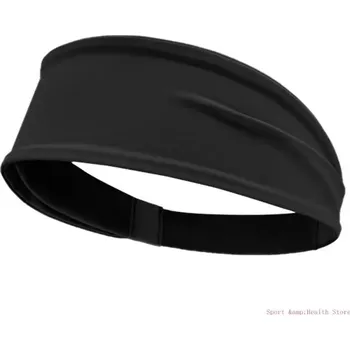 Čelenka Sportovní elastická čelenka široká unisex | čelenka, potítko - Černý