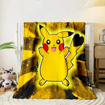 Dětská deka Měkká flanelová deka Pokemon pro děti | bytový textil - 7 , 150x200cm (59x78 palců)