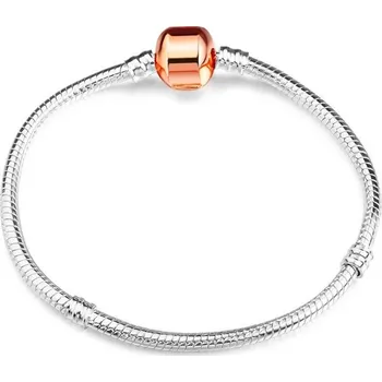 Náramek Stříbrný hadí náramek unisex 3mm | náramek, šperk - 027 , 20cm