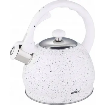 Varná konvice Kinghoff tradiční ocelová Konvice 2 l bílá