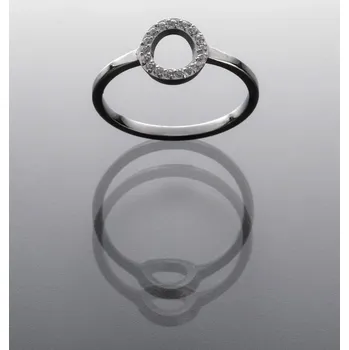 Prsten Prosperk Prstýnek z oceli propojení stříbrný Velikost prstenů: 7 (EU: 54-56)