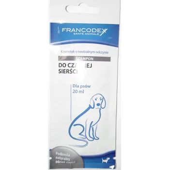 Kosmetika pro psa Francodex Šampon pro černou srst 20 ml