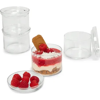 Sklenice 714939 - Tchibo - Sklenice na předkrmy a dezerty, 4 ks