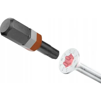 Bit Bit Wurth RW20 šestihranný vnější 1/4 palce 25 mm bílý/oranžový