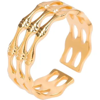 Prsten Elegantní&nbsp;prsten z oceli | šperk - J135-G