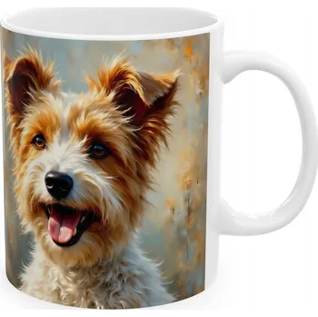 Keramický hrnek 330 ml pes, kříženec