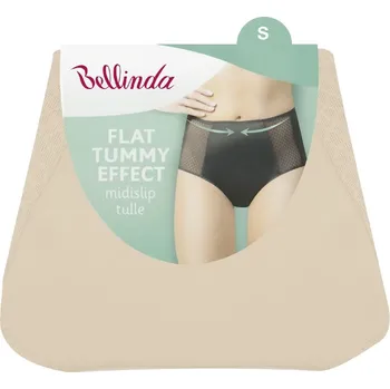 Dámské stahovací prádlo Bellinda FLAT TUMMY EFFECT MIDISLIP - Dámské stahovací kalhotky - tělová Velikost: S