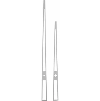 Kuchyňská minutka Kovové hodinové ručičky B31 (172 mm, 123 mm) - stříbrné