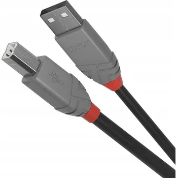Datový kabel USB kabel k tiskárně DAC Lindy 36670 2.0 A-B, 0,2 m
