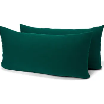 Povlak na dekorativní polštářek 716593 - Tchibo - Povlaky na polštář z biberu - barva: zelená