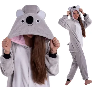 Dámské pyžamo KOALA PYŽAMO Jednodílné Kigurumi Onesie Kombinéza Kostým 164