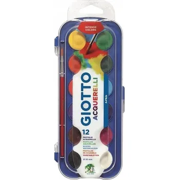 Vodová barva Akvarelové barvy 12 barev GIOTTO