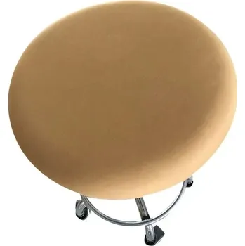 Potah na židli Elastický kulatý potah na židli proti ušpinění | potah židle, potah sedáku - D