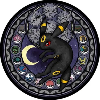 Koberec Pokémon kulatý flanelový koberec | bytový textil - 12 , 40x40cm