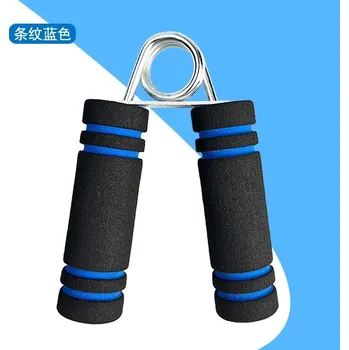 Posilovač ruky pružinový trenažér | fitness pomůcka - Pruhovaná modrá