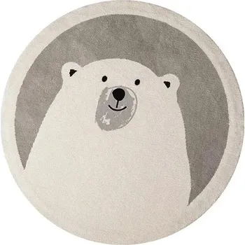 Koberec Měkký kulatý dětský koberec s potiskem | bytový textil - D , Průměr 180 cm