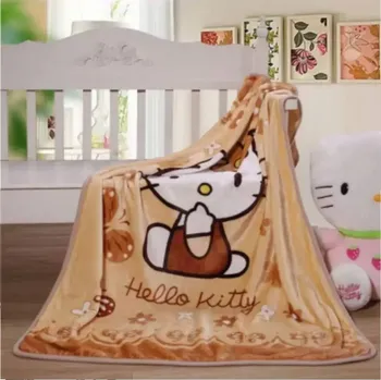 Dětská deka Hello kitty flanelová deka na spaní | deka, přikrývka - Hello Kitty 05 , 100-140CM