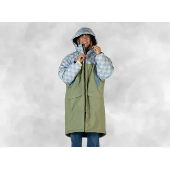 Dámský kabát Kabát Voited DRYCOAT Blue Dancer velikost S