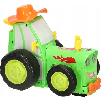 RC model auta TRAKTOR DÁLKOVĚ OVLÁDANÝ S OVLADAČEM RC SKÁKACÍ SKÁČE TANČÍ HRAJE