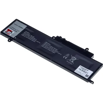 Baterie k notebooku Baterie T6 Power pro notebook Dell 092NCT, Li-Poly, 11,1 V, 3874 mAh (43 Wh), černá