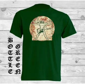 Pánské tričko levne-bavlnene-vtipne-tricko-potisk-DaVinci Barva: Bottle green - lahvově zelená, velikost: XL