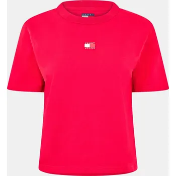 Dámské tričko Tričko Tommy Jeans Ruby Rhubarb 7157499 16 (XL)