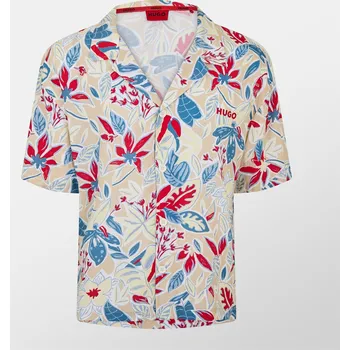 Košile Hugo White AOP 103 8390269 L
