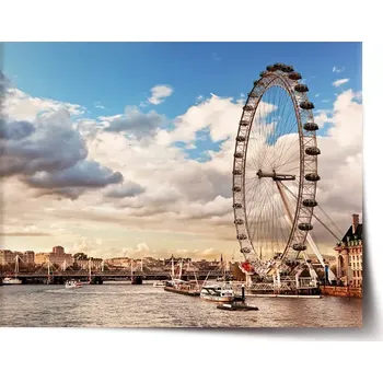 Plakát Sablio Plakát London eye - 60x40 cm