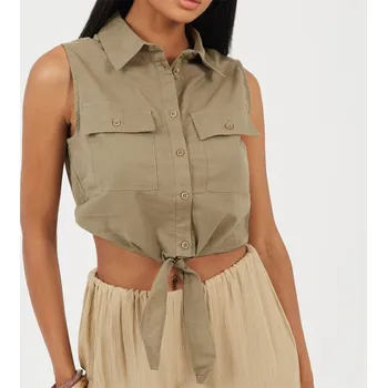 Dámská košile Košile Brave Soul Khaki 7258622 8 (XS)