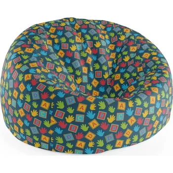 Sedací pytel Sablio Sedací vak Cocoon ABC - 75 x 45 x 35 cm