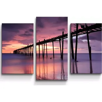 Obraz Sablio Obraz - 3-dílný Oceán - 75x50 cm