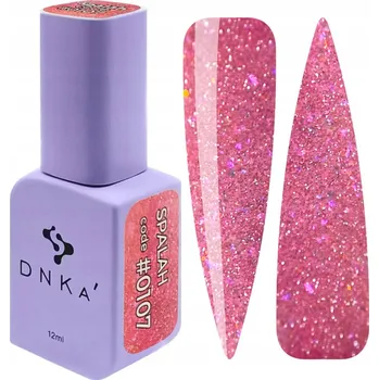 Lak na nehty Hybridní lak DNKa 0107 růžový s leskem 12 ml (GPDC0107)