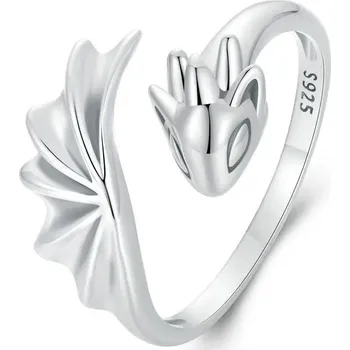 Prsten Stříbrný nastavitelný prsten se zvířecím motivem | prsten, šperk - SCR1017-E