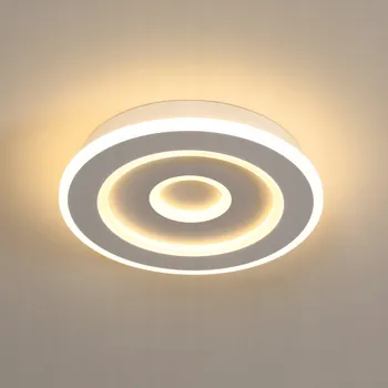 LED Stropní Svítidlo 28W 28 cm Bílé Kulaté do Ložnice a Obývacího Pokoje 3000K