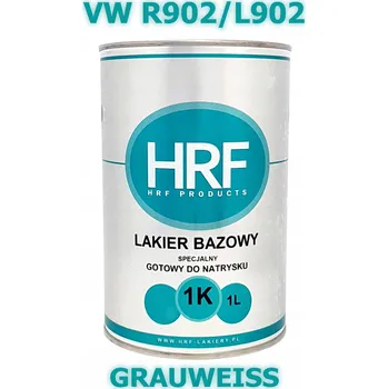 Lak na dřevo HRF - Základní lak 1K VW R902/L902 - 1L - PŘIPRAVEN K STŘÍKÁNÍ - GRAUWEISS (ŠEDOBÍLÁ)